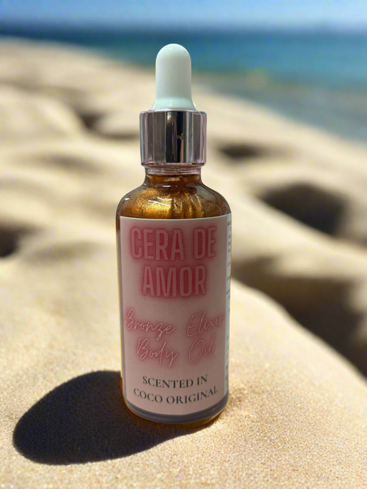 Body Oil With Bronze Shimmer