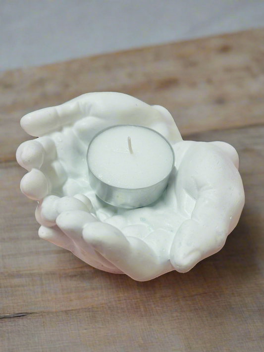 Large Hand Candle Holder