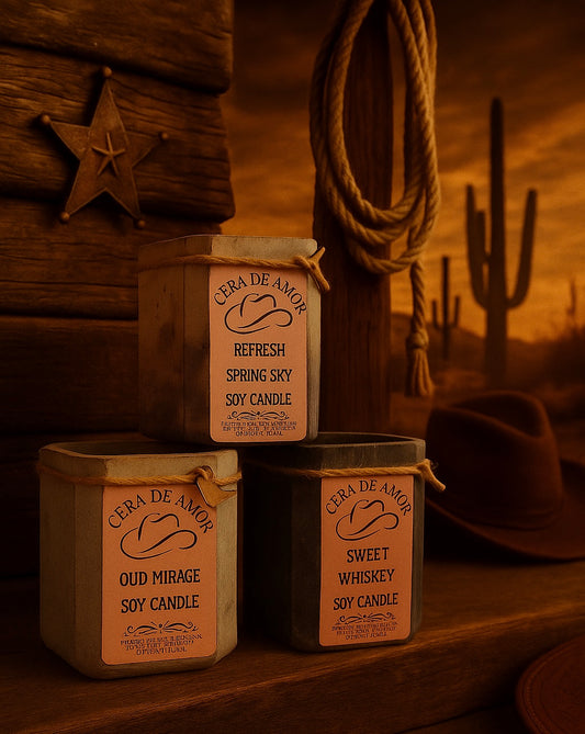 250g Soy Candles In Our Unique Handmade Vessel